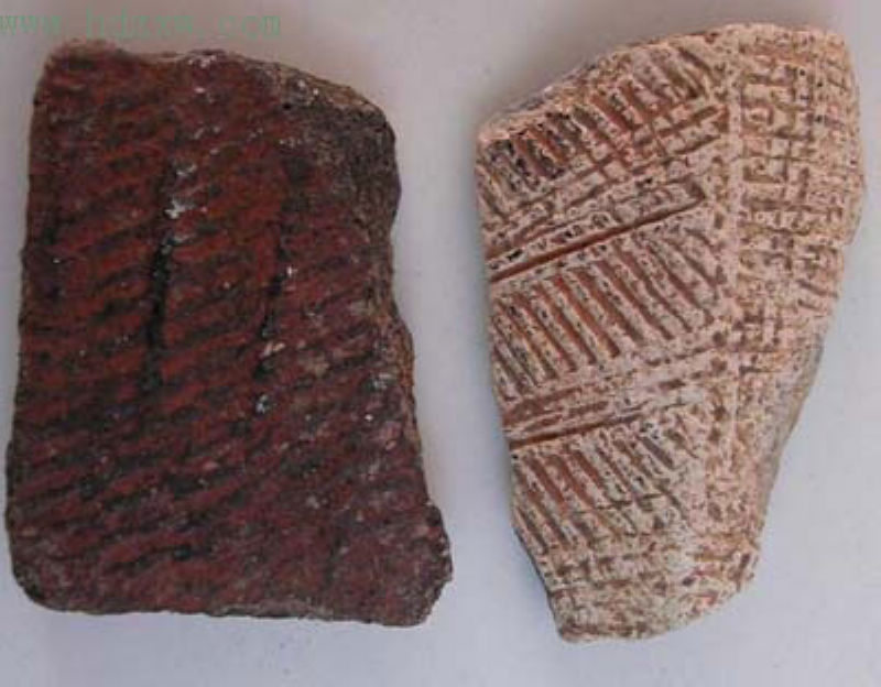  p>旧石器时代(paleolithic;距今约300万年),以使用打制石器(见 a