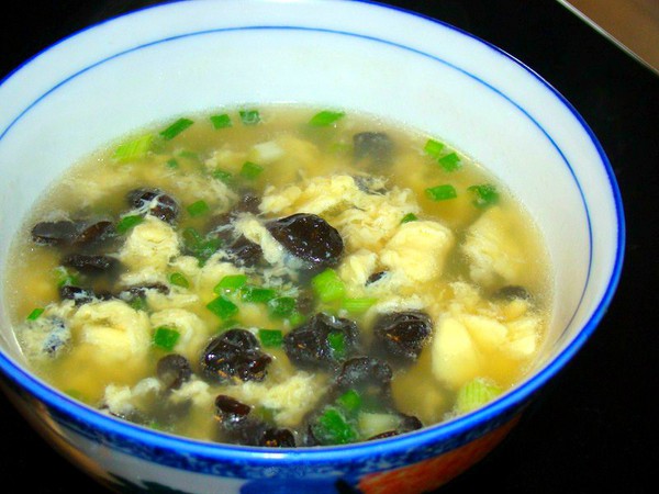 木耳黄瓜鸡蛋汤