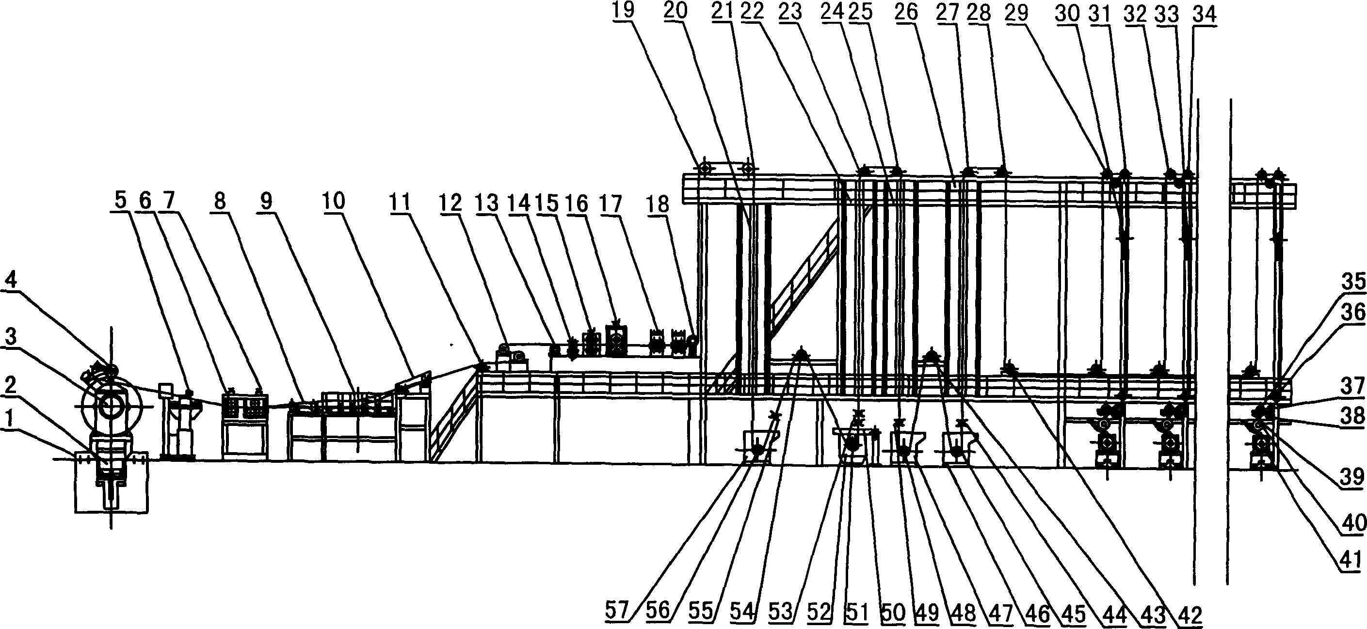 采用非调质工艺生产高强度彩涂包装钢带的自动化生产线
