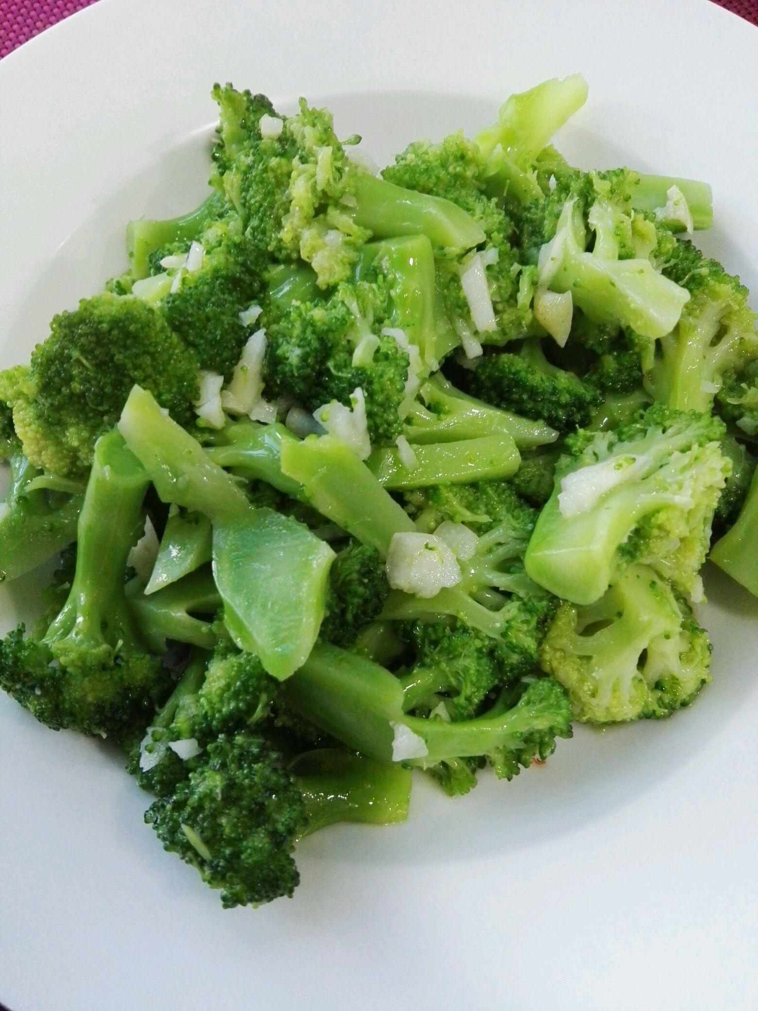 清炒蒜香西兰花