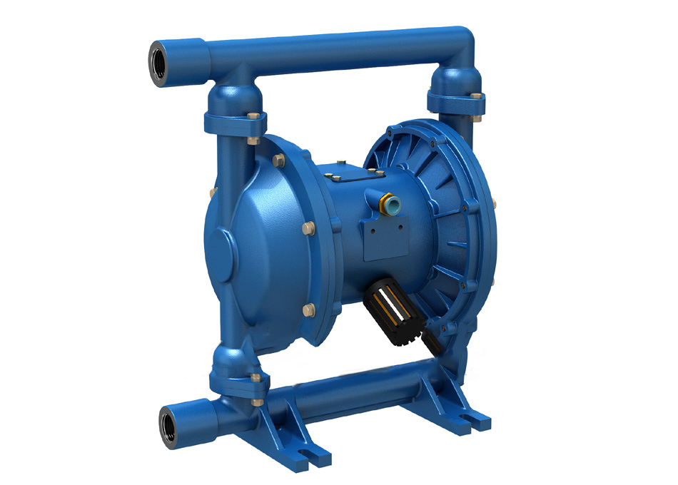  p>qby型气动隔膜泵是一种新型输送机械,采用压缩空气为动力源,对于