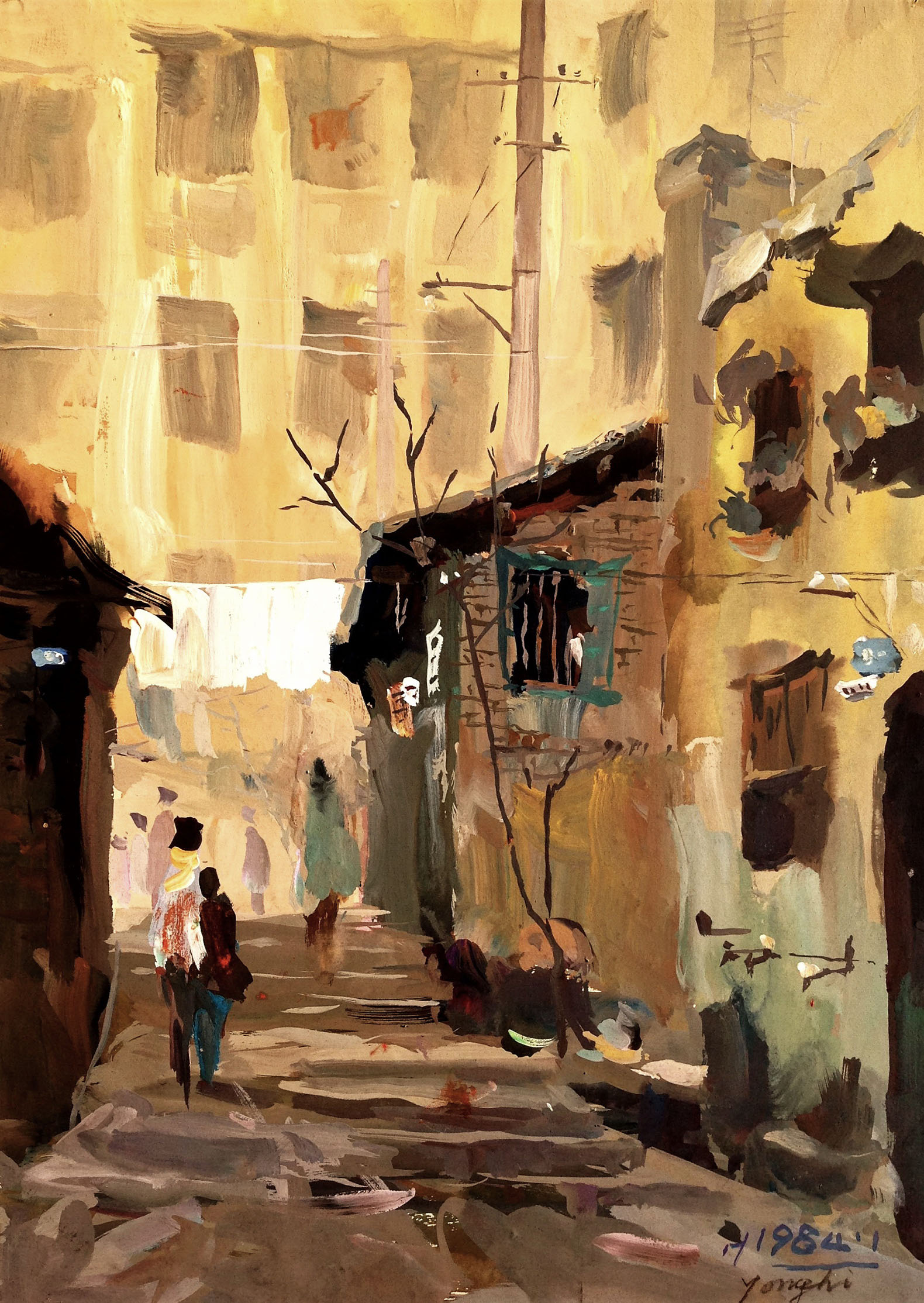 1992年创立"重庆刘庸之油画工作