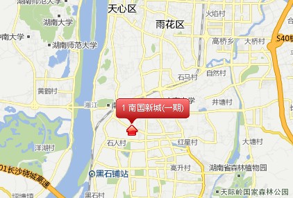  p>南国新城(一期)该项目位于长沙市天心区书院路和二环线交汇处,舒适