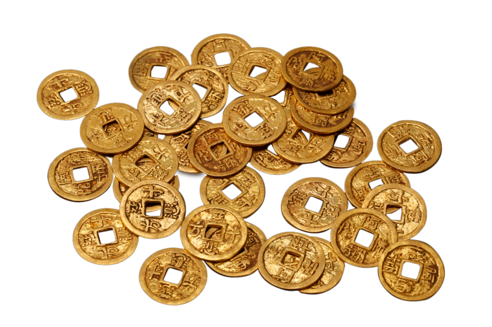 明代阿弥陀佛慈悲方寸文字金币