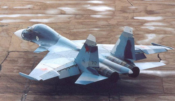 苏-33ub舰载战斗机