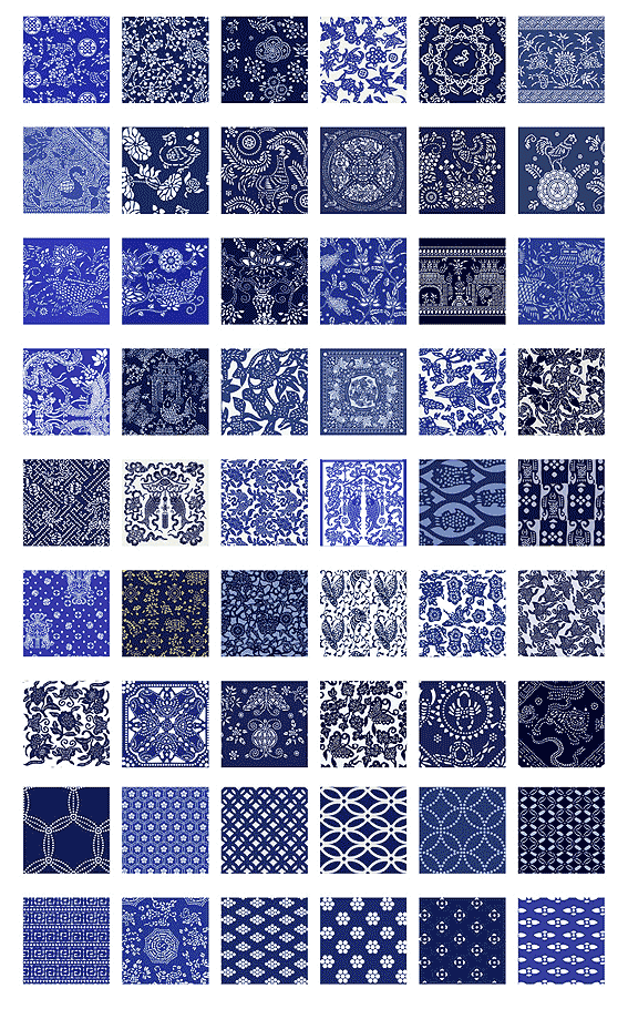 这本书主要介绍蓝布印花图案的种类以及详细说明,从各个方面生动的