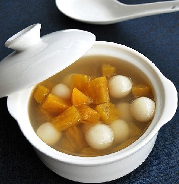  p>番薯汤圆糖水,是由番薯,汤圆制作的美食. /p>