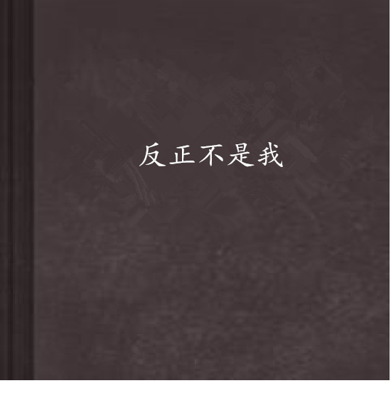 反正不是我