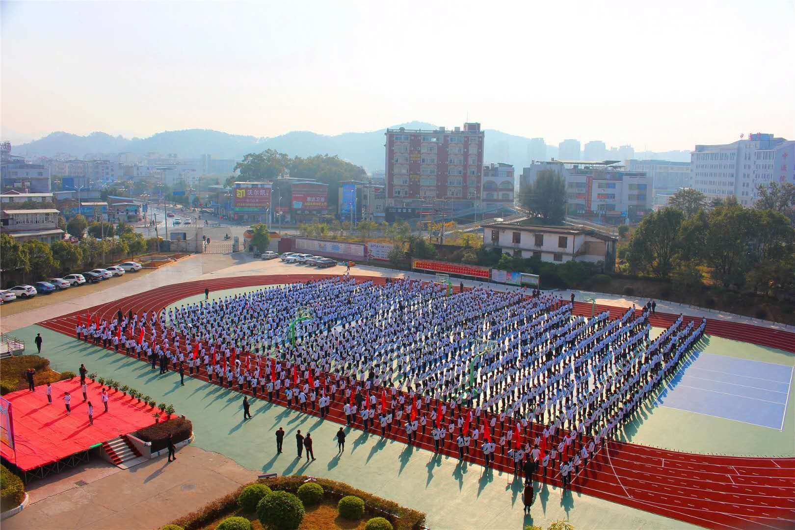  p>福建省武平县实验中学创办于2002年,原是武平县第一所民办中学
