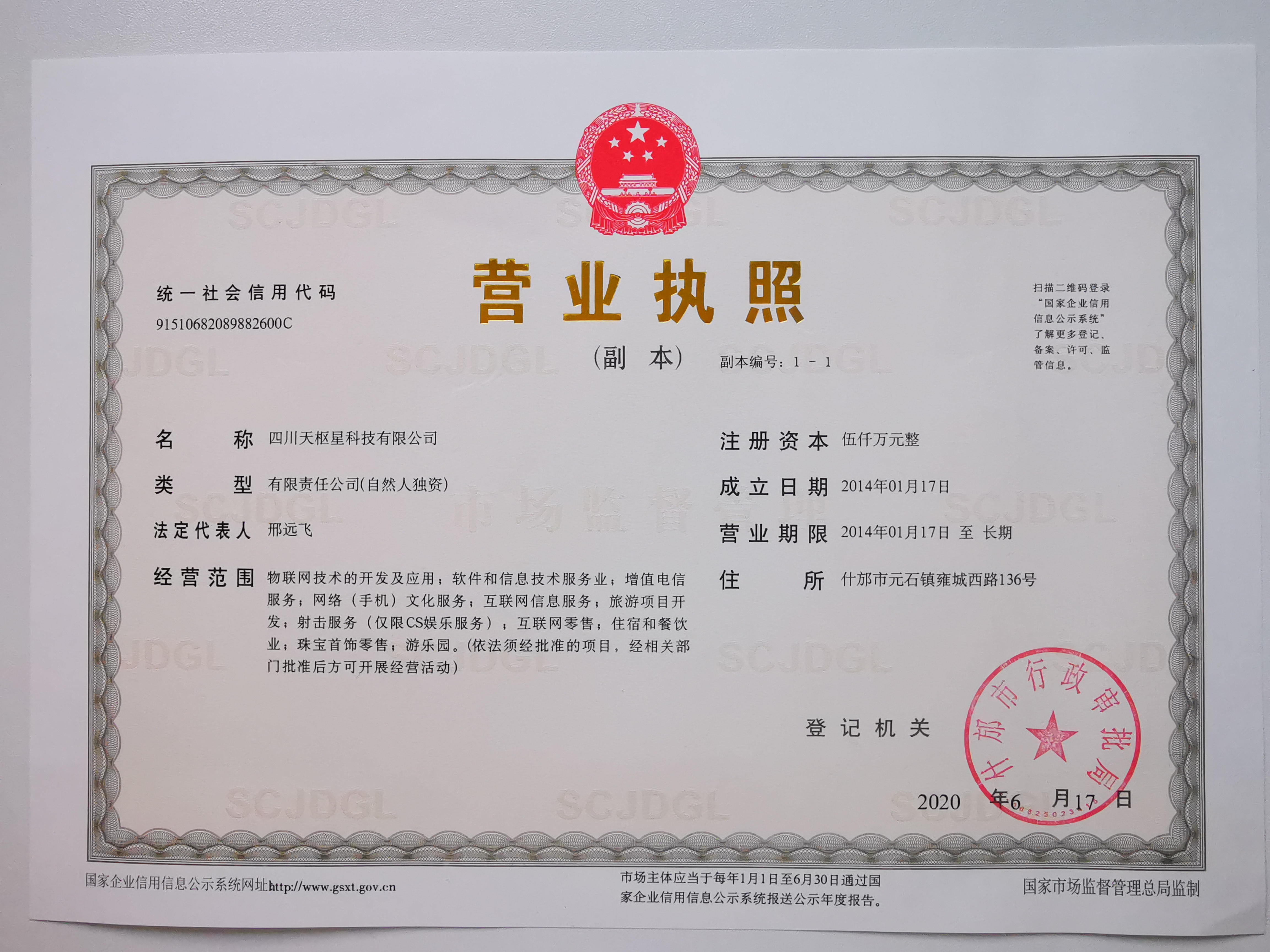 四川天枢星科技有限公司