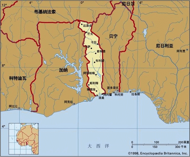  p>多哥共和国(the republic of togo, la république togolaise)