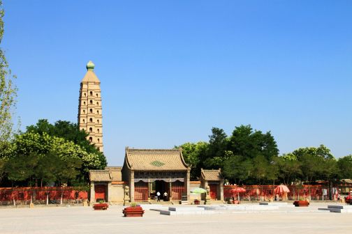 承天寺（宁夏银川市地标性古建筑）_百度百科