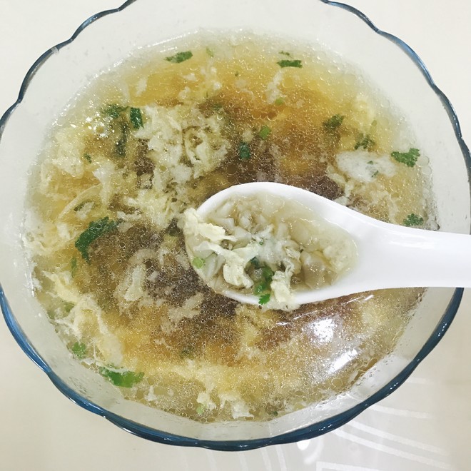 草菇蛋汤