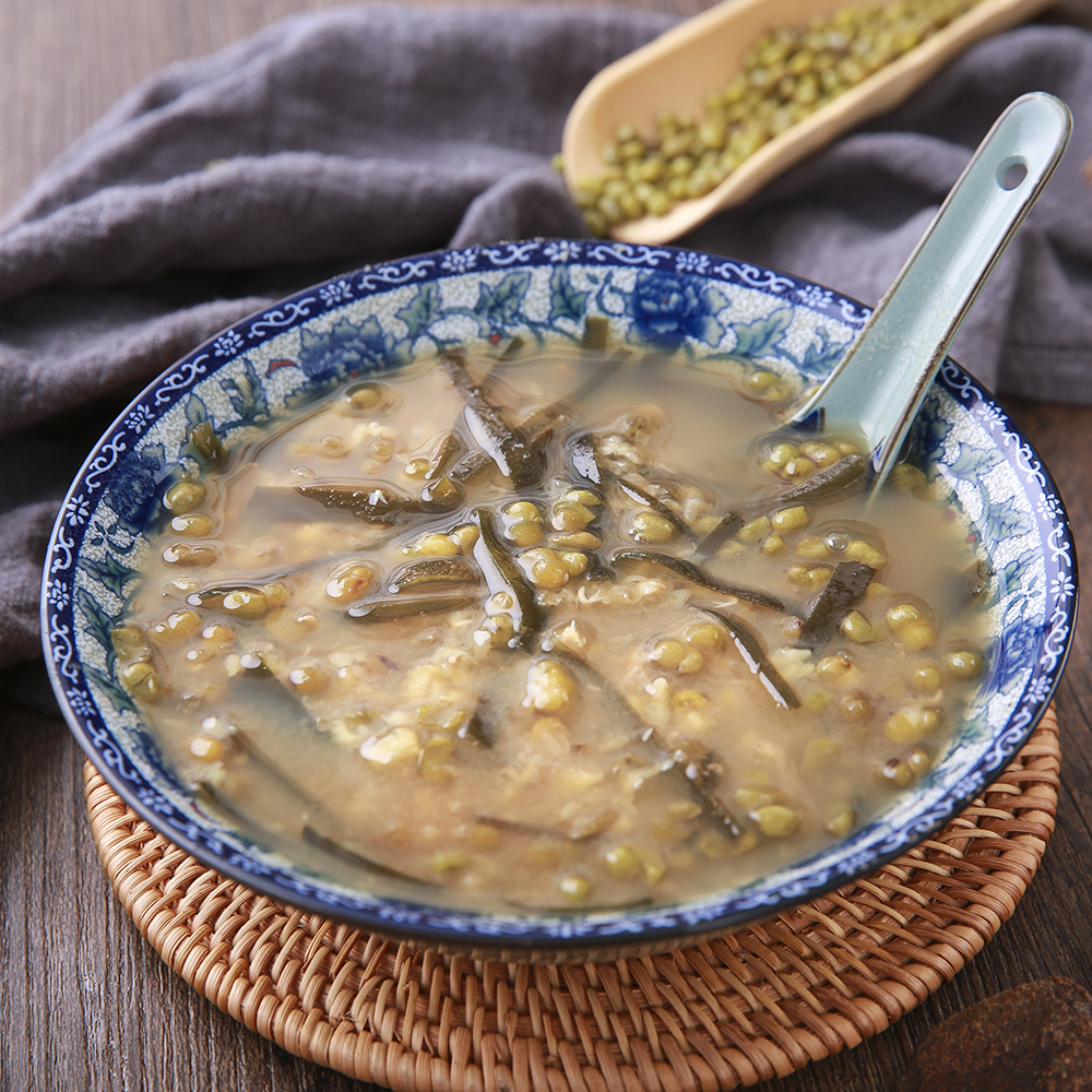 海带绿豆粥
