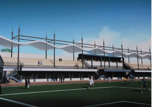  p>颍上县第五中学始建于2009年6月,2012年秋季投入使用,是一所寄宿制