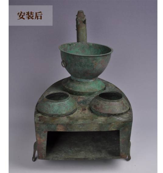 双耳三足青铜行军锅_百度百科