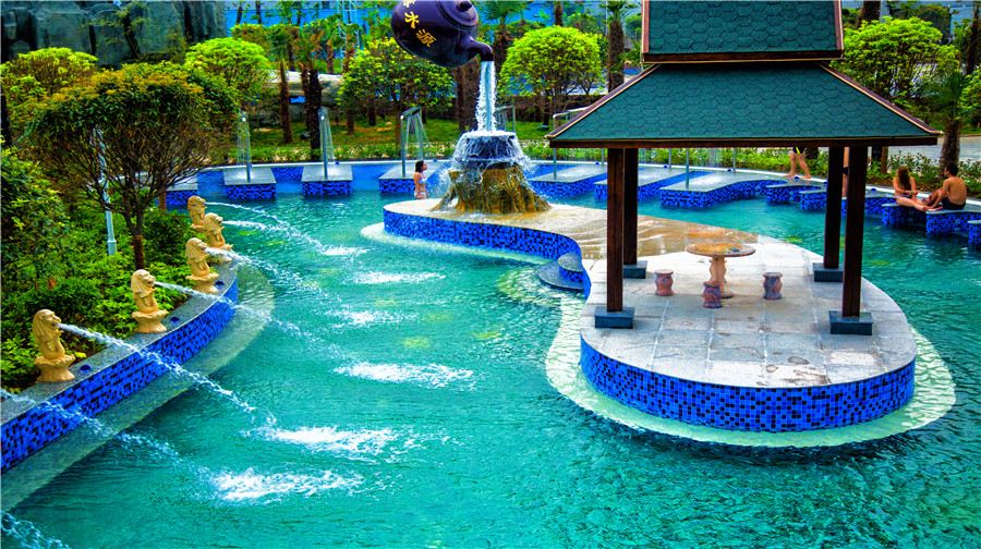 太白山尚境温泉位于宝鸡市眉县汤峪大道1