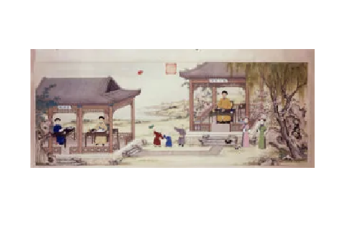 道光帝行乐图轴