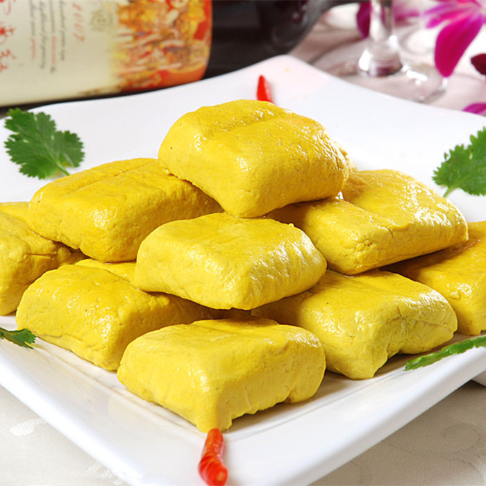靖西姜黄豆腐