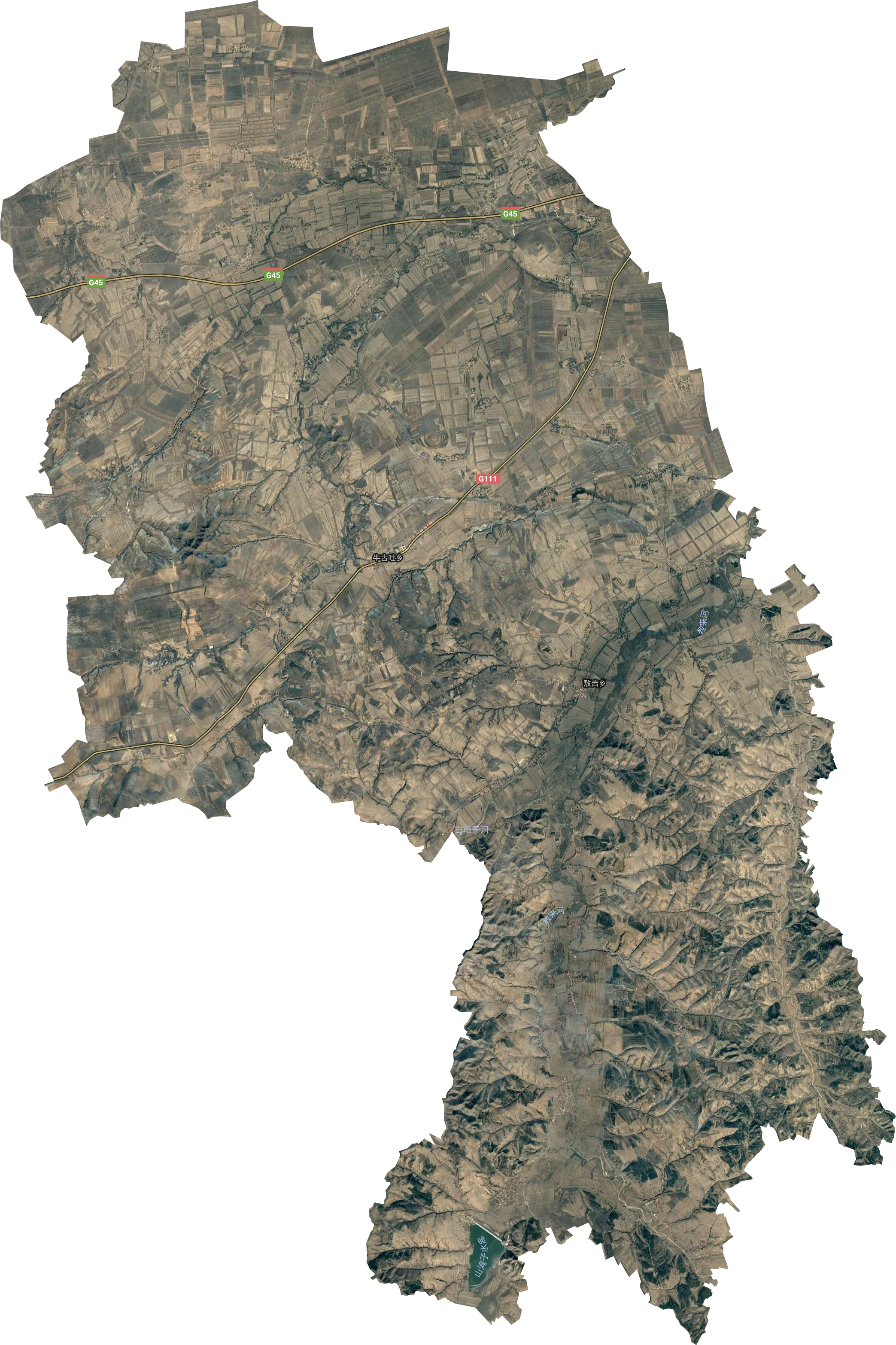 地处敖汉旗中东部,东与下洼镇,宝国吐乡连边,南与贝子府镇