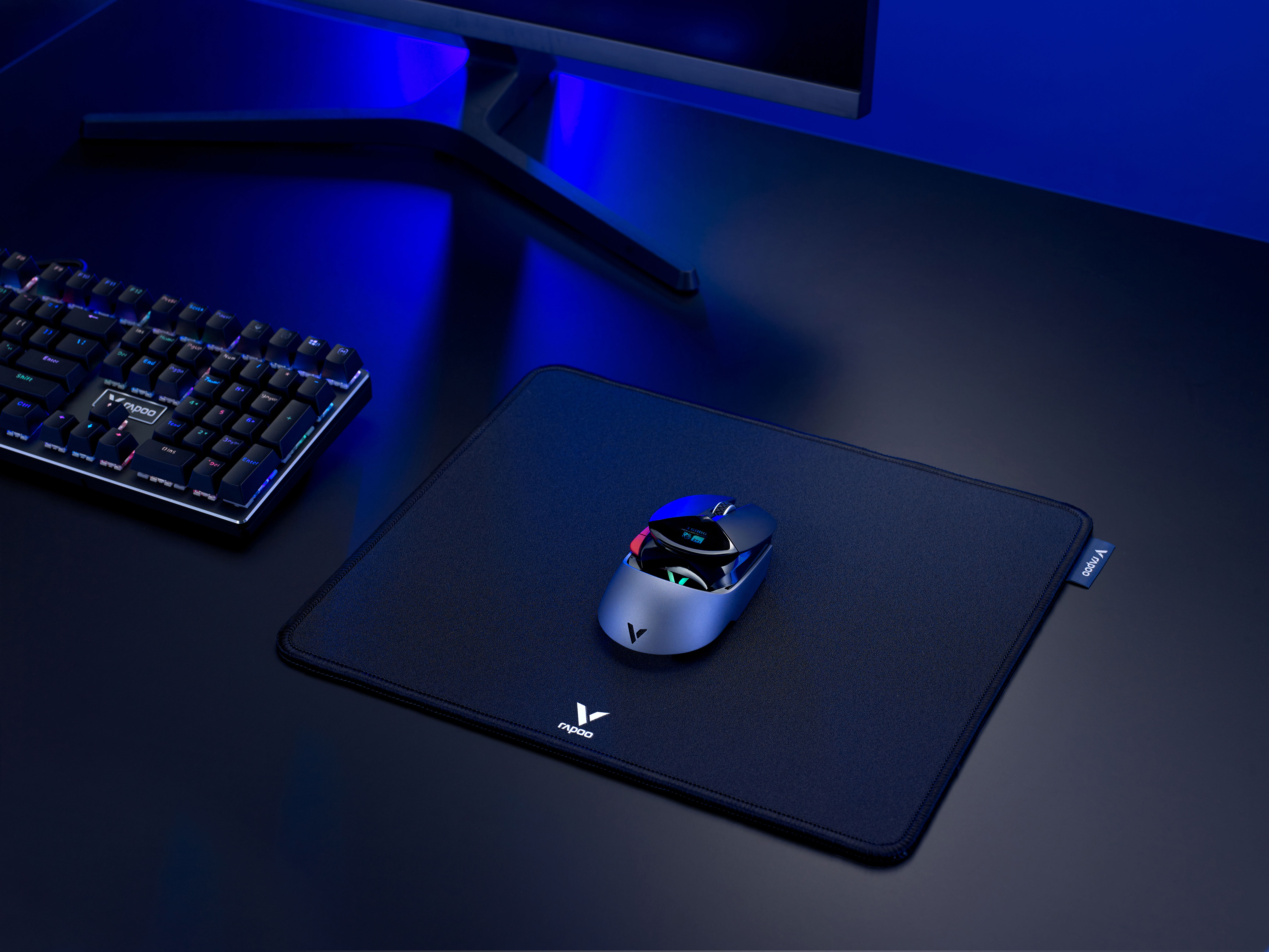 雷柏v10c游戏鼠标垫