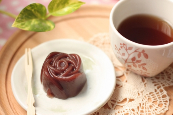 红豆椰汁水羊羹