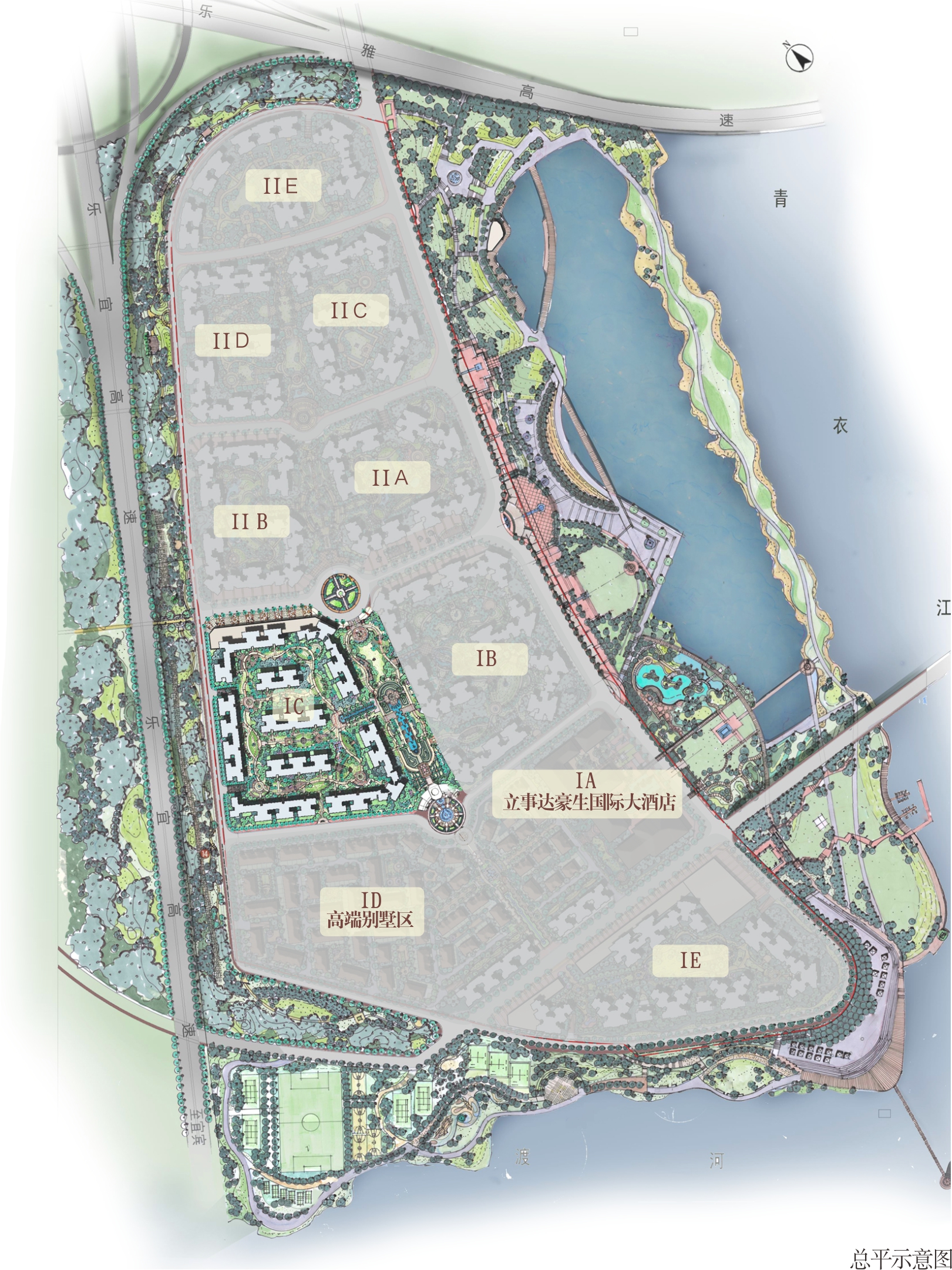 滟澜洲,是立事达集团在嘉州新城打造十年之际,向乐山推出的嘉州新城