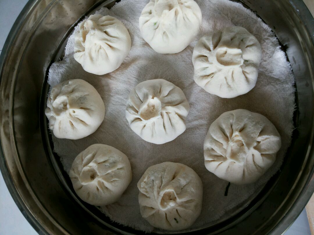 自制芸豆酱肉包