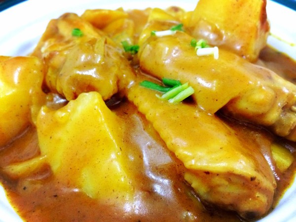 咖喱鸡翅土豆
