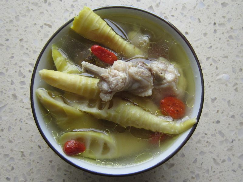 冬笋鸡汤