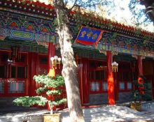 慈禧太后题匾的“含晖堂”