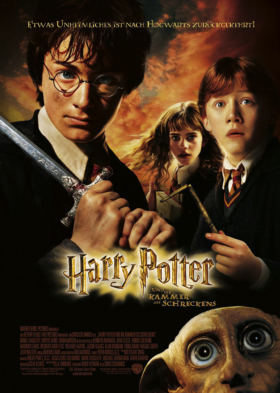  p>影片《哈利·波特与密室》(harry potter and the chamber of