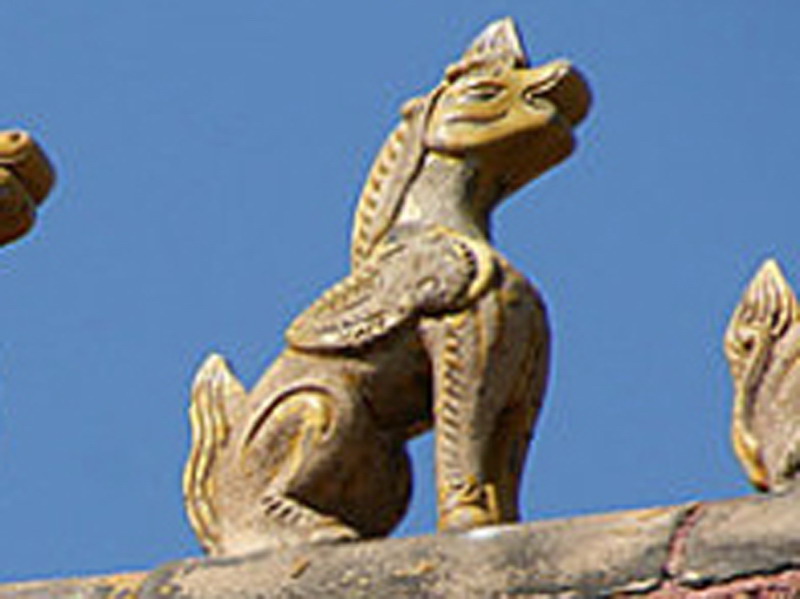  p data-id="gnbvf6j837">吻兽:殿宇屋顶的吻兽,是一种装饰性 a