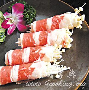 清淡芹菜牛肉卷