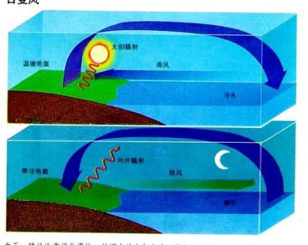 海陆风（近海和海岸地区的，具有日周期的地方性风）_百度百科