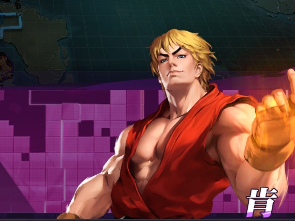  p>肯是游戏《街霸:对决》中的一名a级格斗家.