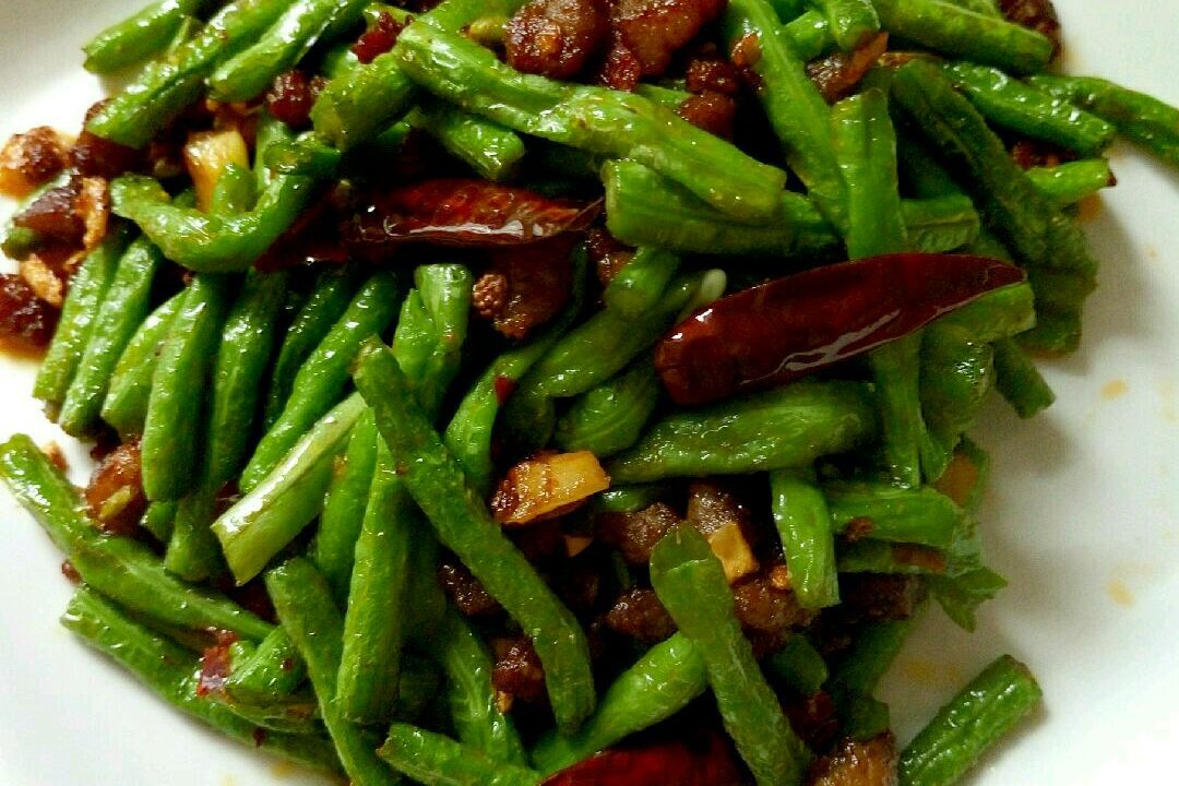 干煸肉沫四季豆