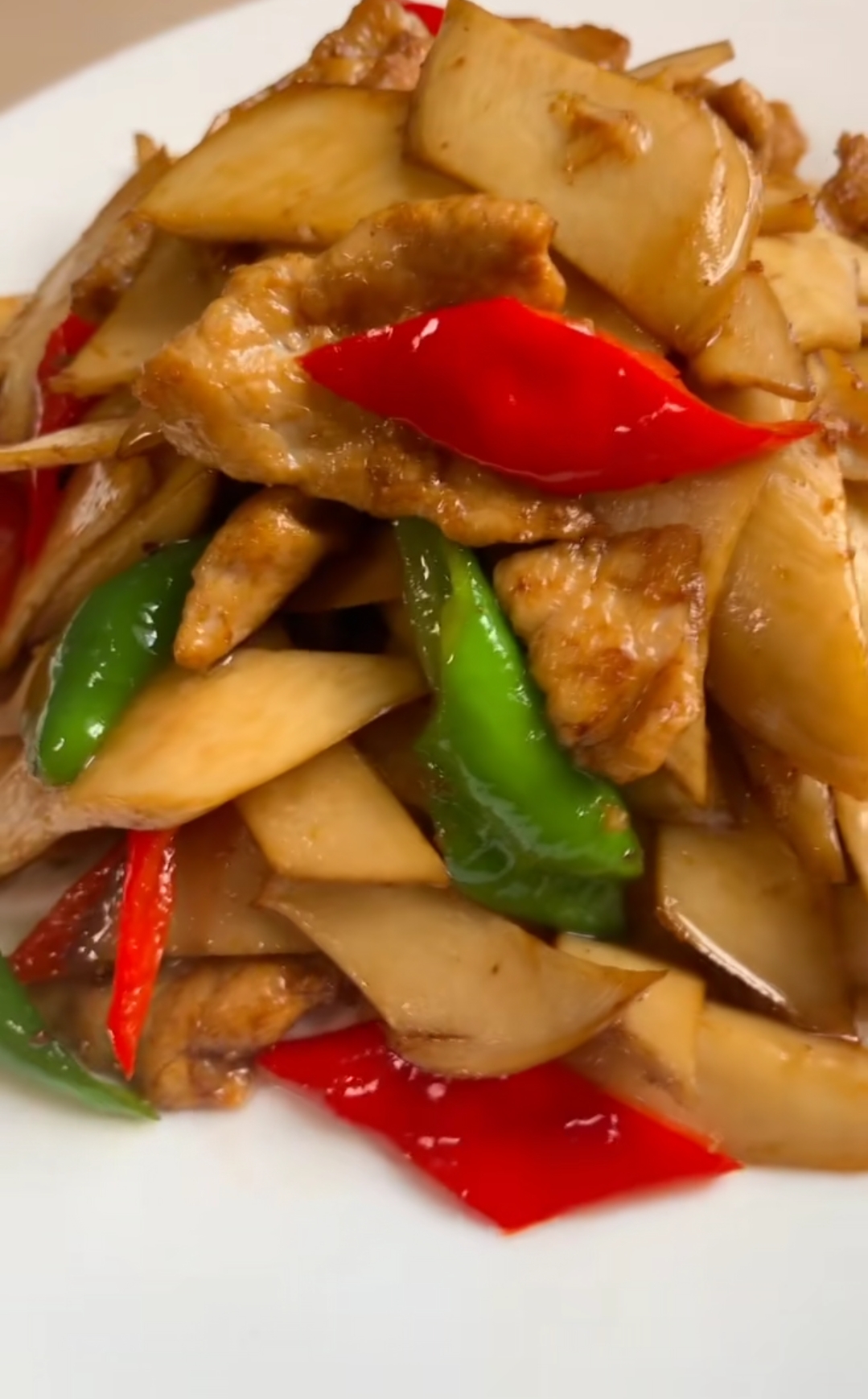 杏鲍菇炒回锅肉