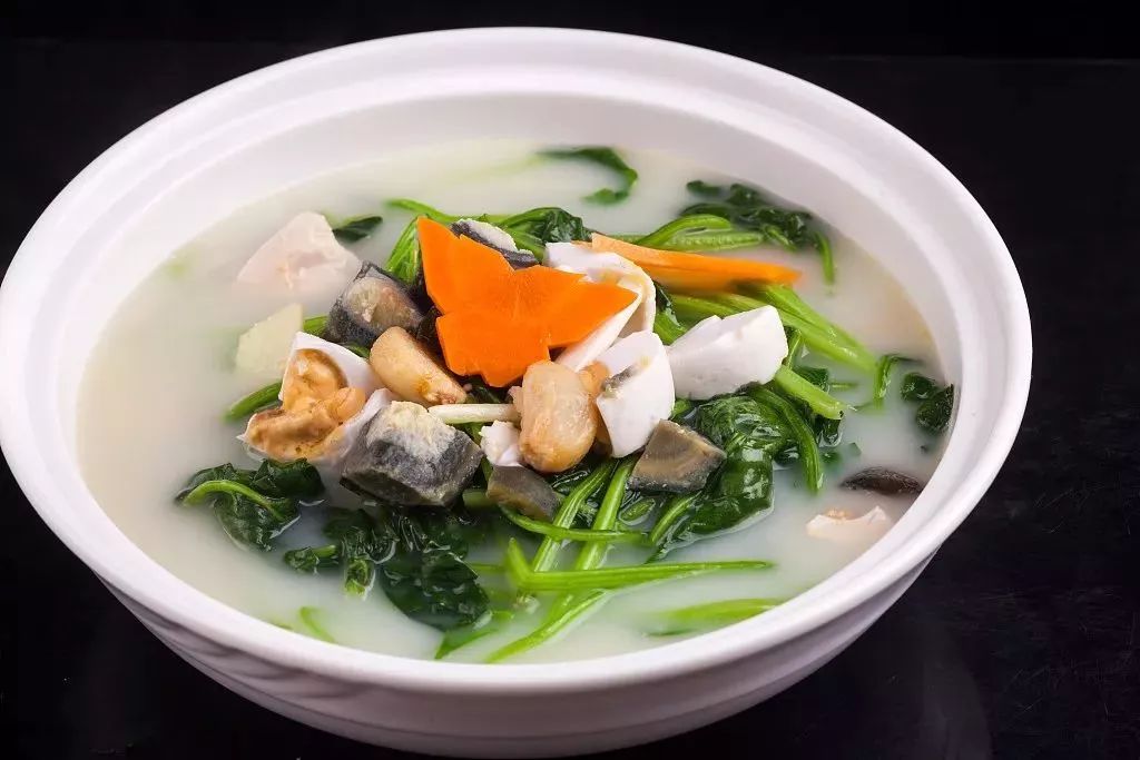 豆腐鱼头苋菜汤