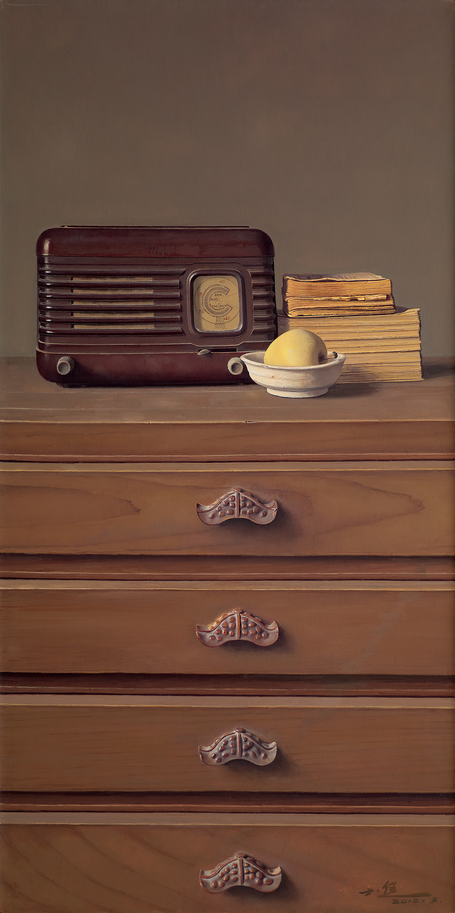 7982547" data-lemmaid="7982547">李士进 /a>于2012年创作的油画作品