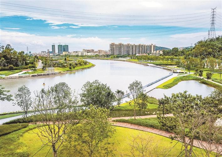 茅洲河碧道(the pilot section of maozhou river)是广东省深圳市宝安