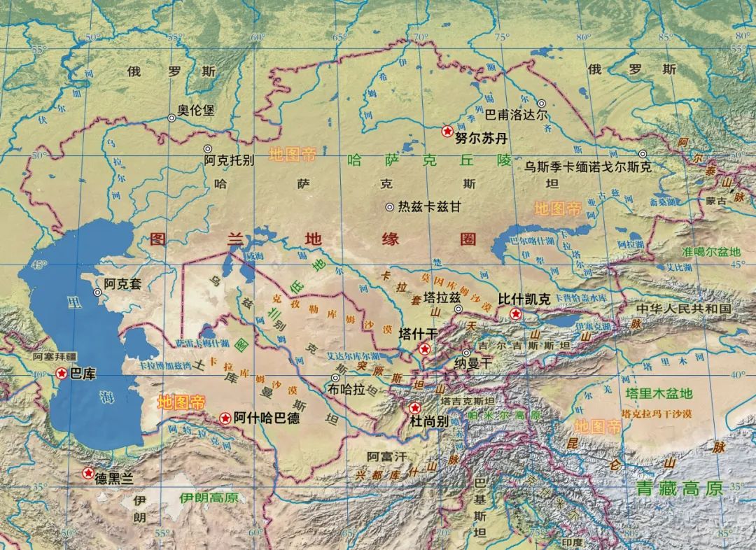 哈萨克斯坦与蒙古国，谁是面积最大的内陆国？_百科TA说