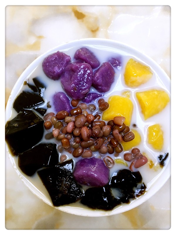 红豆仙草芋圆