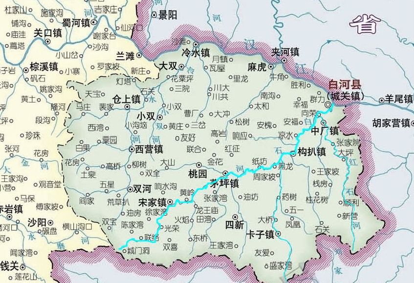 发源于陕西省 a target="_blank" href="/item/白河县/5641184" data