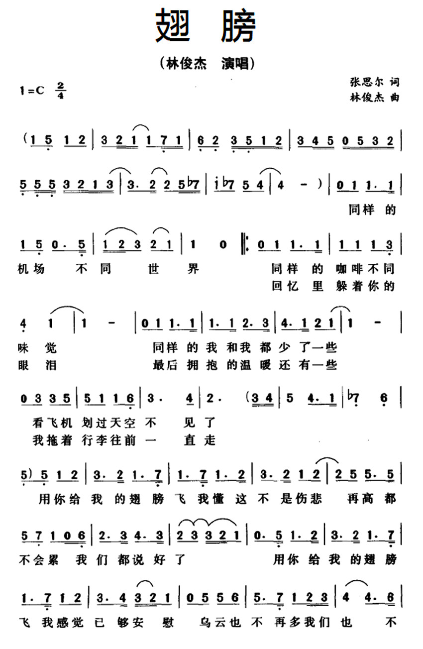 《翅膀》是 a target="_blank" href="/item/林俊杰/131821" data