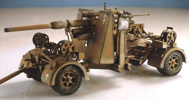 德国88毫米flak高炮