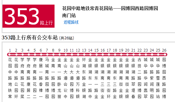  p>武汉公交353路是一条隶属于公交第三营运公司的公交路线. /p>