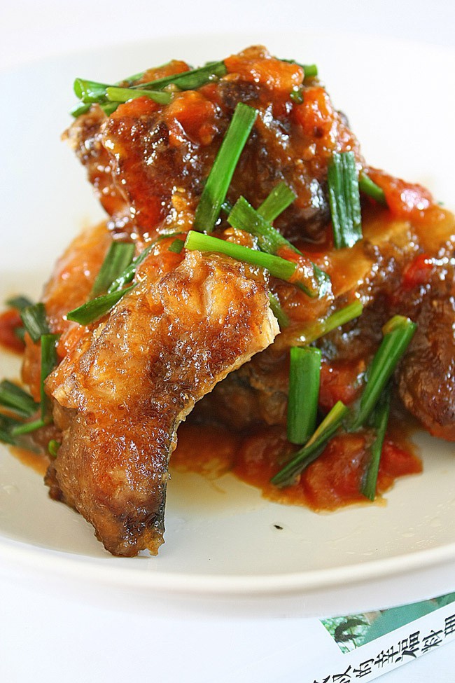 酸甜酱汁鱼块