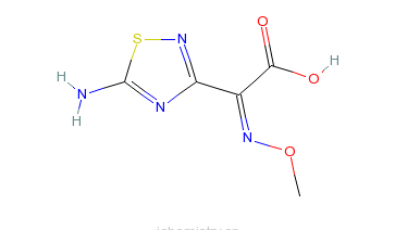 2,4-噻二唑-3-基)-2-甲氧亚氨基乙酸,一种有机化学物质,分子式:c sub>