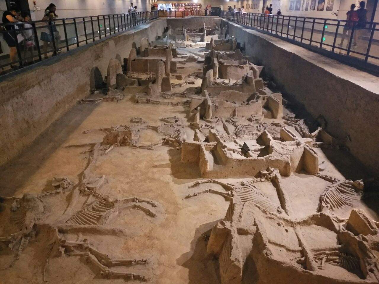  p>东周殉马坑是一处春秋时期的齐国君主和大贵族墓地.